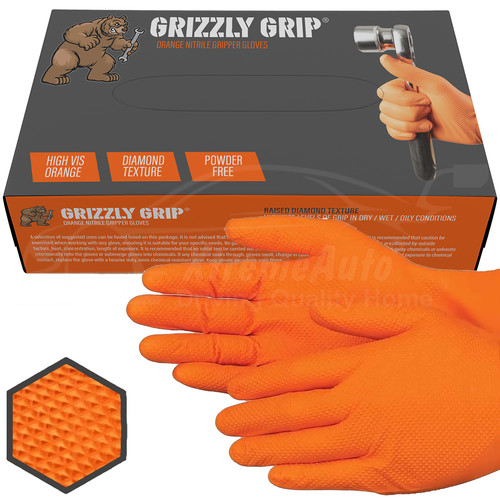 Orange nitrile disposable - nitrile,
