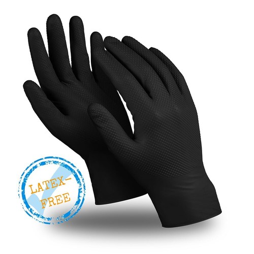 Disposable black nitrile - disposable,