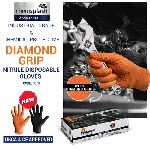 Black nitrile disposable - black,