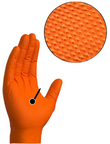 1000 orange diamond nitrile - orange,