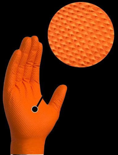 1000 orange diamond nitrile - orange,