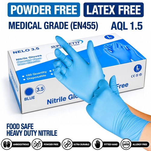 Nitrile gloves powder free non - nitrile,