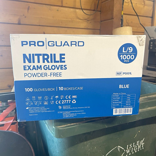 Proguard blue nitrile - nitrile, exam