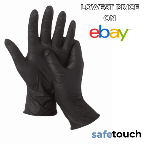 Disposable black nitrile - disposable,