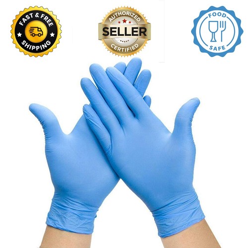 Nitrile gloves blue disposable - nitrile,