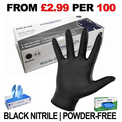 100 black nitrile powder - 100, &