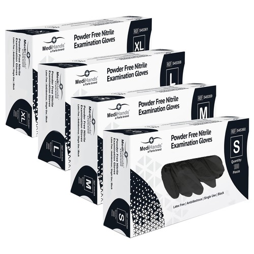 Medihands nitrile gloves - nitrile,