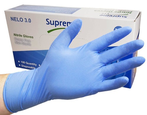 Disposable blue nitrile - blue,