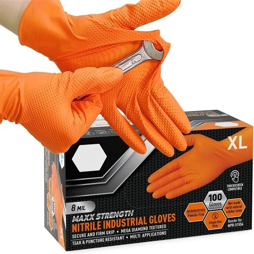 Heavy duty orange nitrile - heavy,